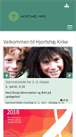 Mobile Screenshot of hjortshoejkirke.dk